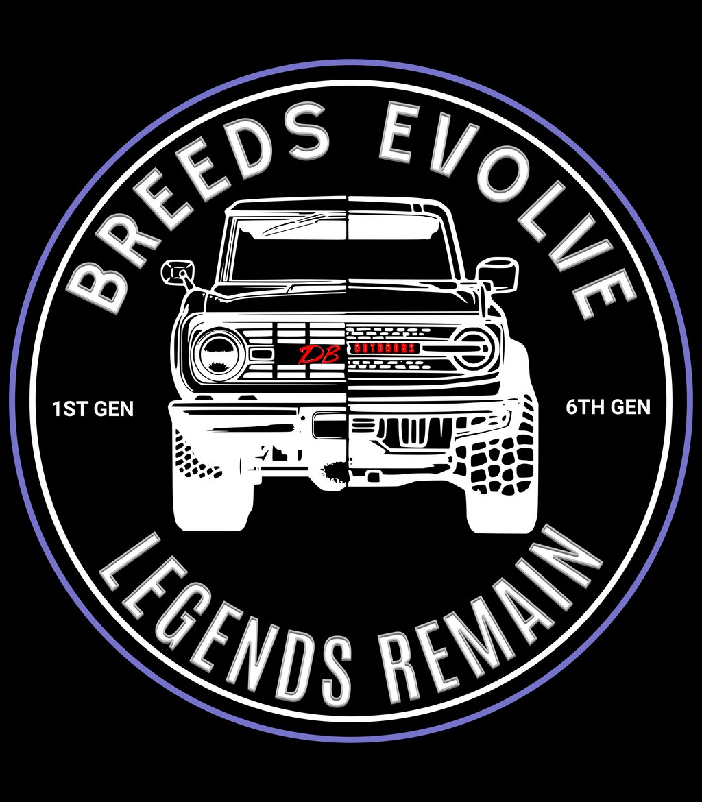 Bronco Generations Hoodie – Breeds Evolve, Legends Remain