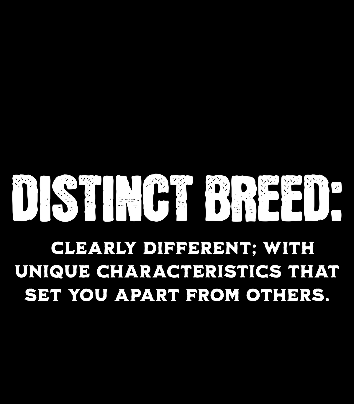 Distinct Breed Definition hoodie – Clearly Different
