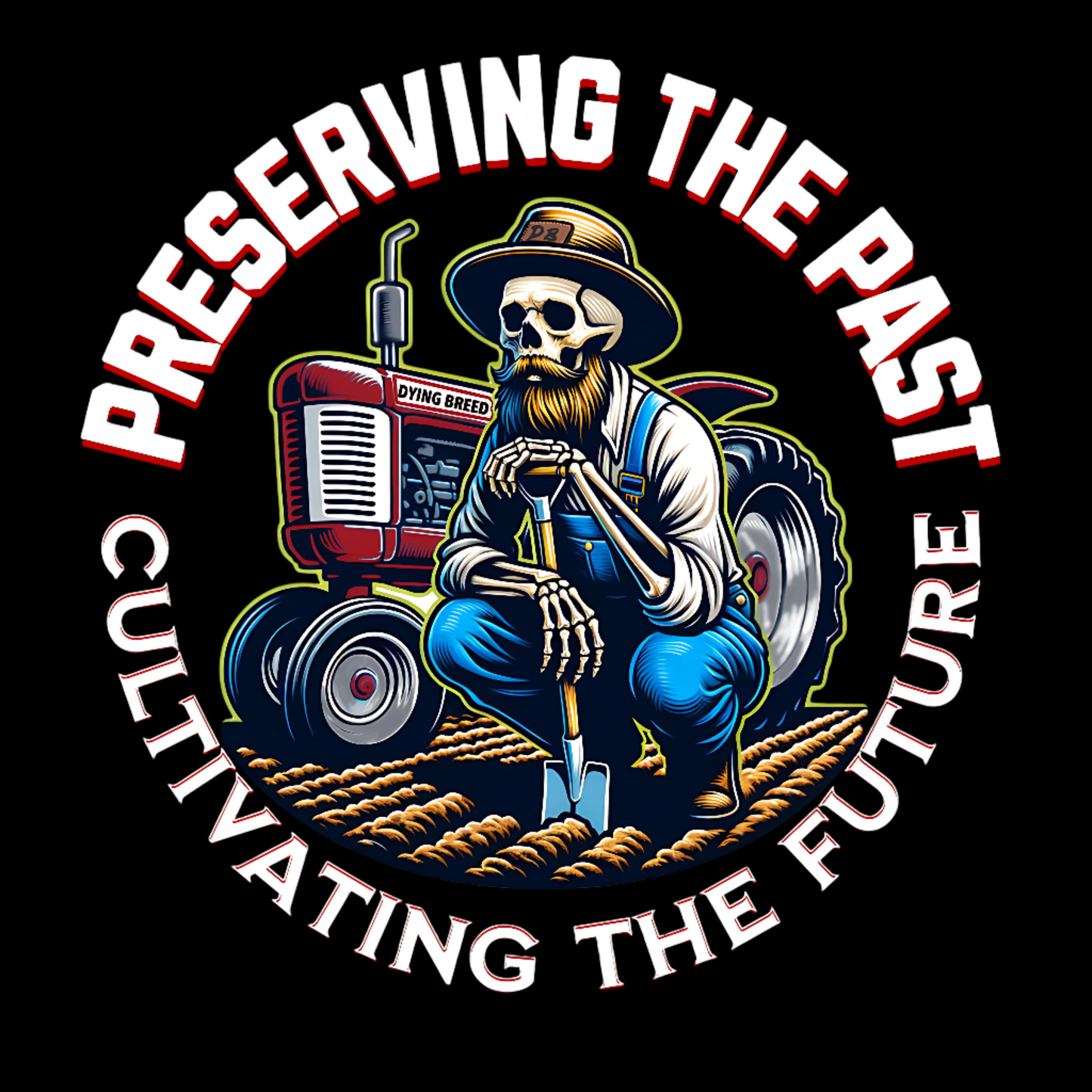 DB OUTDOORS "Cultivating the Future" RED TRACTOR
