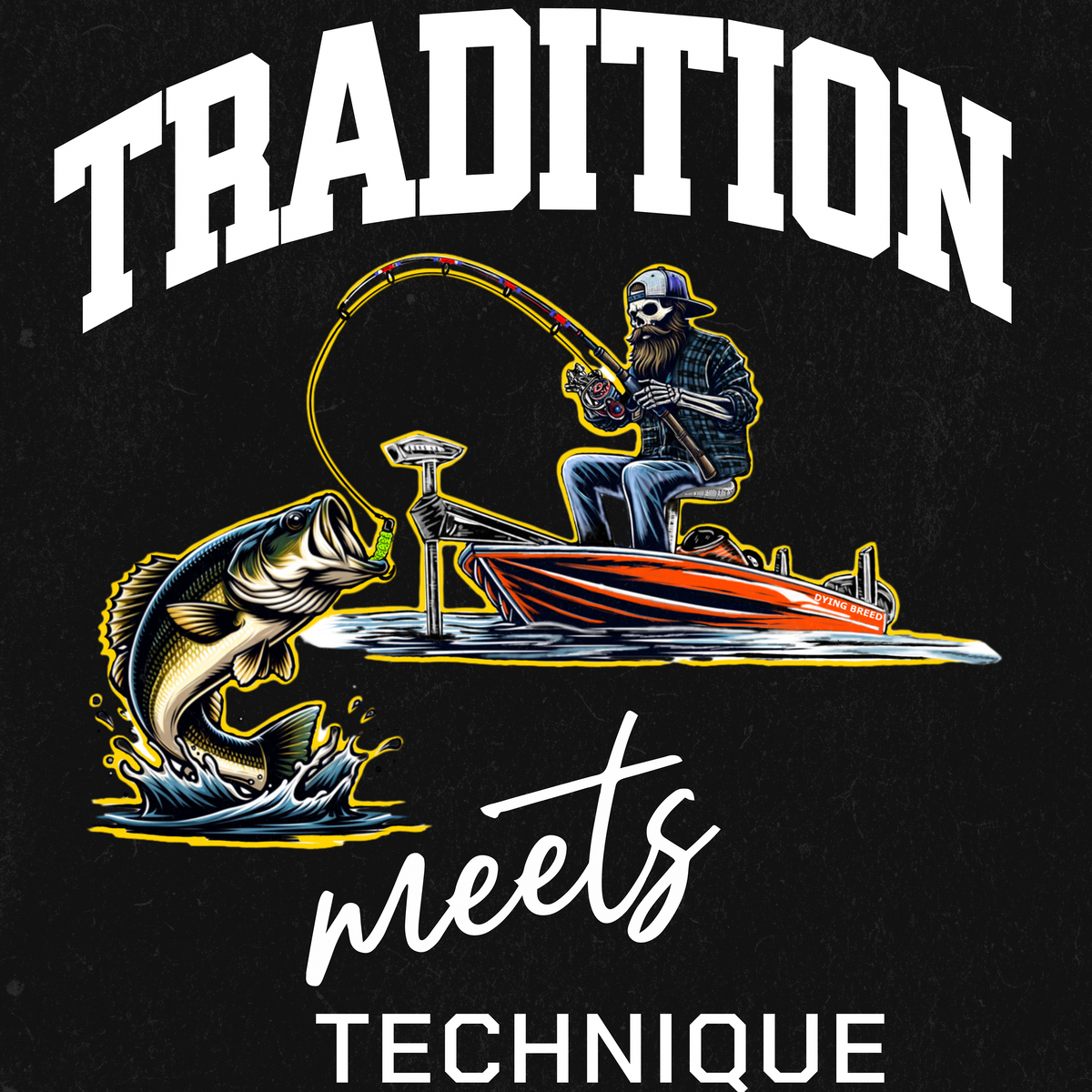 Tradition Meets Technique Tee – Bass Fishing