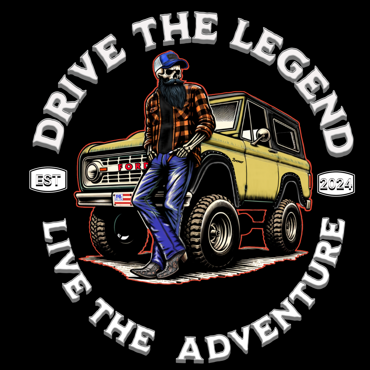 Drive the Legend Tee – Bronco Adventure Series