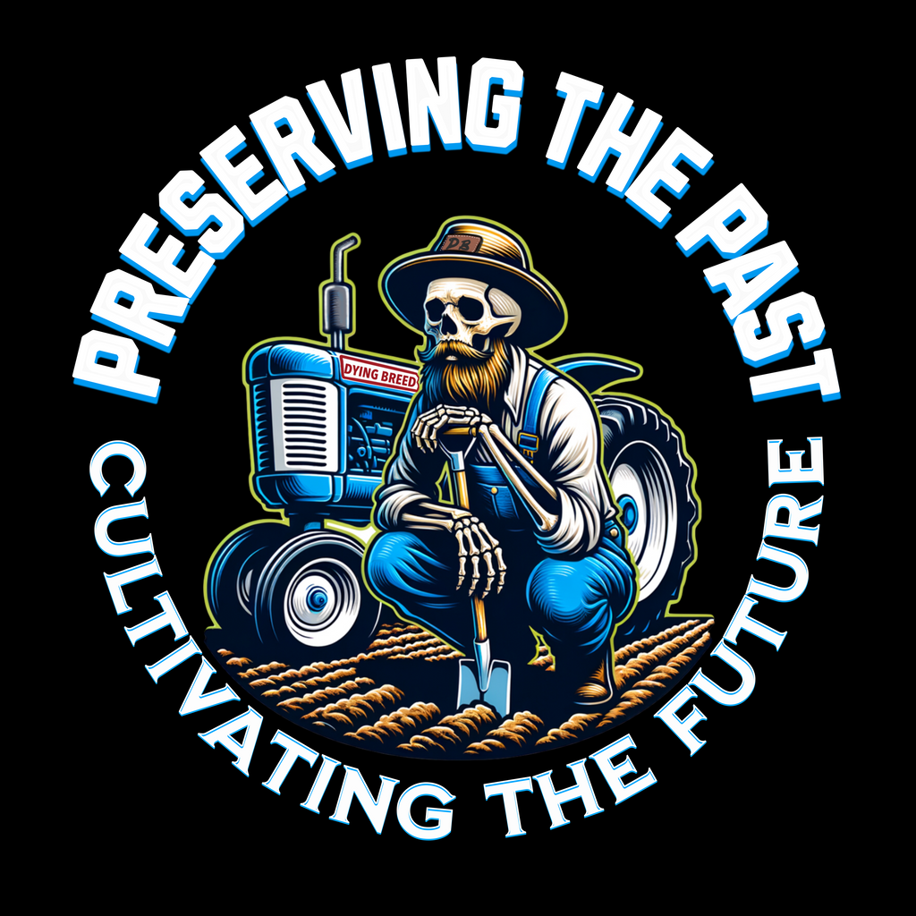 Preserving the Past Tee – Blue Tractor Edition