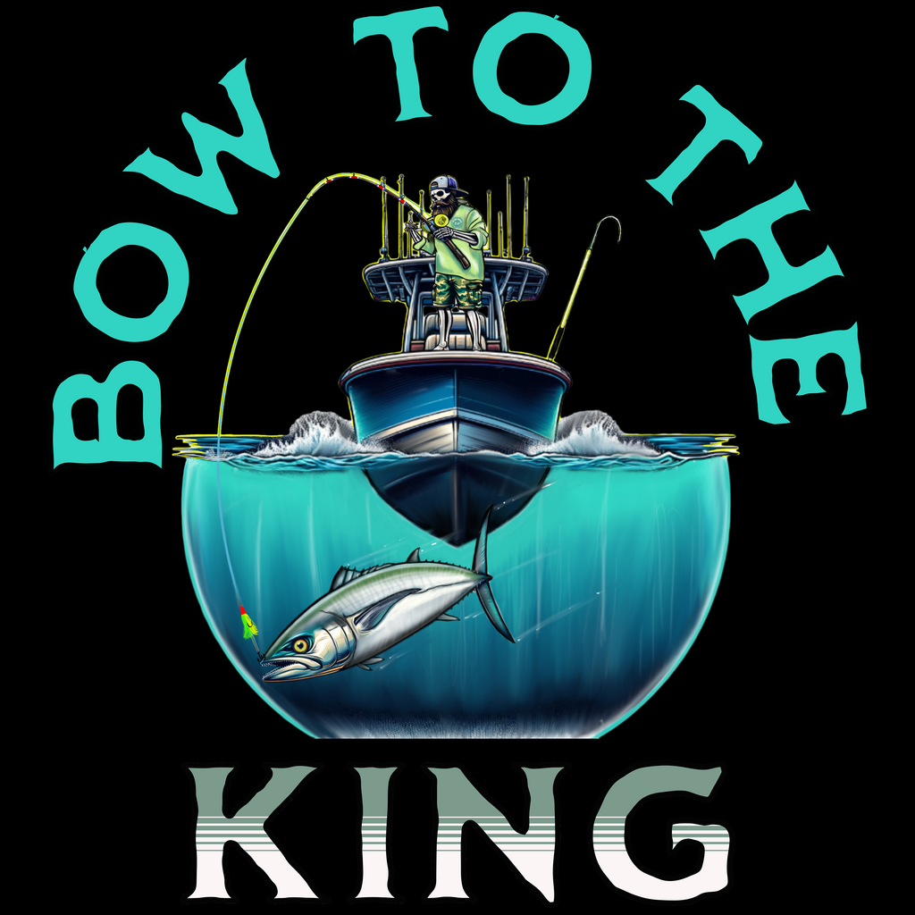 Bow to the King Tee – King Mackerel Fishing