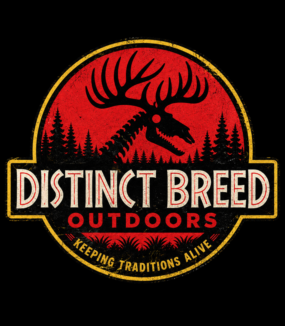 Prehistoric Pursuit Tee – Whitetail Hunting