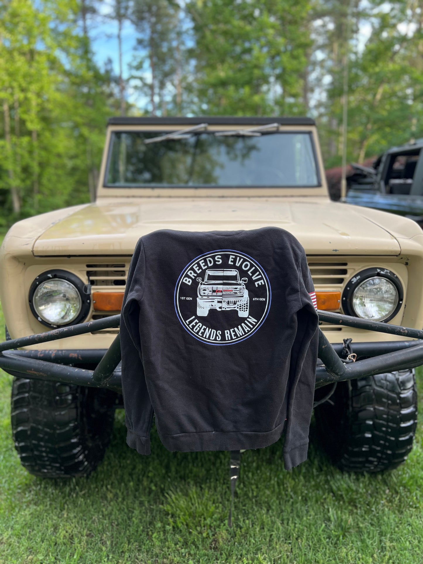 "Breeds Evolve" Bronco Hoodie